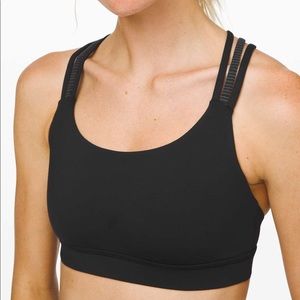 Lululemon Black Energy Bra *Strappy Edition